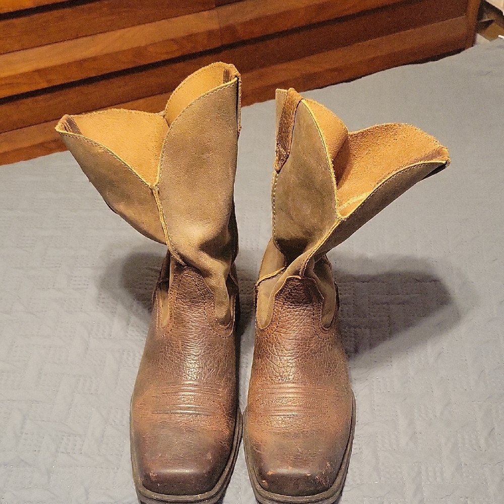Ariat Brown Suede Leather Footwear